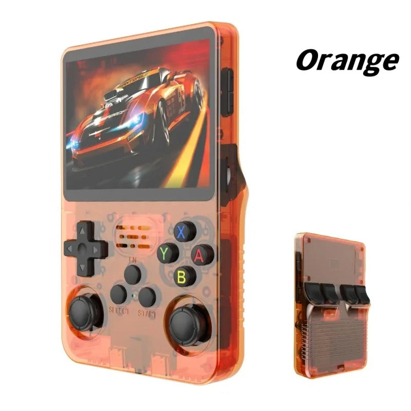 R36S Retro Handheld Gaming Console – Linux System, 3.5” IPS Display, 64GB/128GB Storage