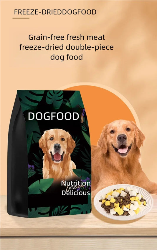 SHXI 18% protein based dry dog food, grain free dog food, suitable for all stages of life, fresh or raw materials