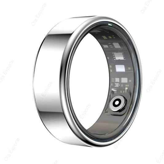 2025 Bluetooth Smart Ring – Heart Rate, Blood Oxygen & Sleep Monitor, Camera Control, 5ATM Waterproof Fitness Smart Ring for Men & Women