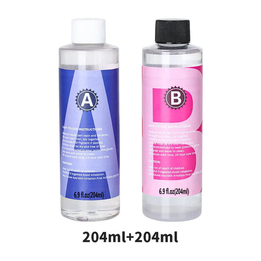 Crystal Clear Epoxy Resin Kit – High Gloss, Bubble-Free Casting & Coating Art Resin for DIY Crafts, Tumblers, Jewelry Making & Wood Projects