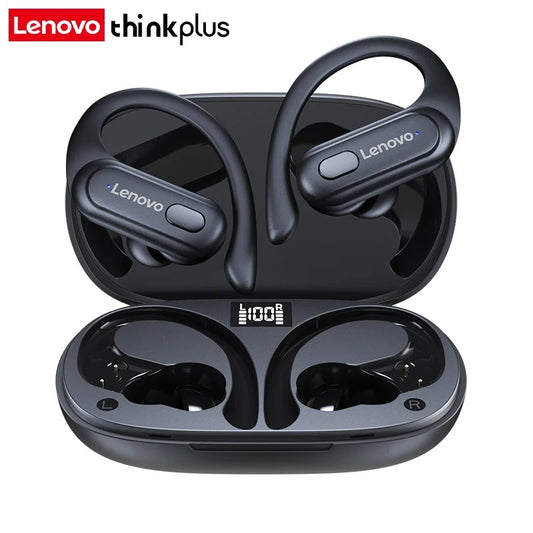 Lenovo ERAZER XT60 Sports Earbuds – Wireless Bluetooth Headphones, HiFi Sound, Noise Reduction, Earhook Design, Mic Headset