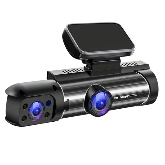 Dual-Lens Car DVR Dash Cam – 1080P FHD Vehicle Camera, Interior & Cabin Recorder, Mini Black Box