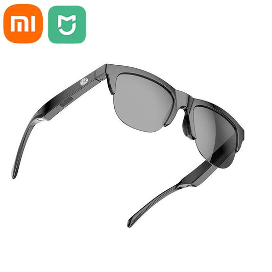 Xiaomi MIJIA Smart Bluetooth Sunglasses – HiFi Audio, Waterproof, Blue Light & UV Protection, Outdoor Sports Headphones