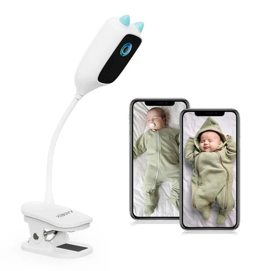 4MP 2K WiFi Baby Monitor – Cry Detection, 360° Rotation, Full-Color Night Vision, Indoor Security Camera