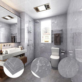 10x Marble Tile Sticker PVC Wall Panel Self-Adhesive Kitchen Home Bathroom Decor Decorative Tiles Sticker Pack Ornaments