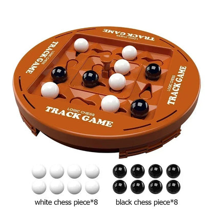 4 In A Row Game Educational Orbit Logic Board Game 2 Player Fast Strategy Track For Fun Family Party Parent-child Toys Gifts
