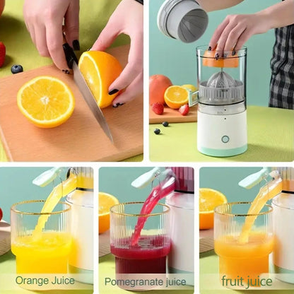 USB Rechargeable Electric Citrus Juicer – Portable & Wireless for Fresh Juice Anywhere