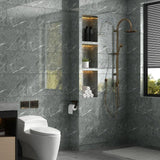 10x Marble Tile Sticker PVC Wall Panel Self-Adhesive Kitchen Home Bathroom Decor Decorative Tiles Sticker Pack Ornaments