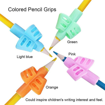 2PCS Montessori Pencil Grip – Early Learning Writing Corrector for Kids & Toddlers