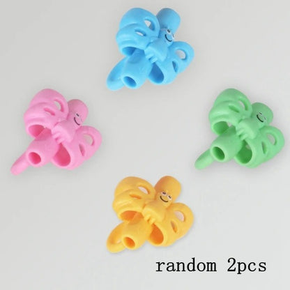 2PCS Montessori Pencil Grip – Early Learning Writing Corrector for Kids & Toddlers