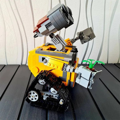 Robot Mobilization Building Block Toy – Compatible with LEGO, Wall-E Inspired Assembly Model for Kids & Collectors