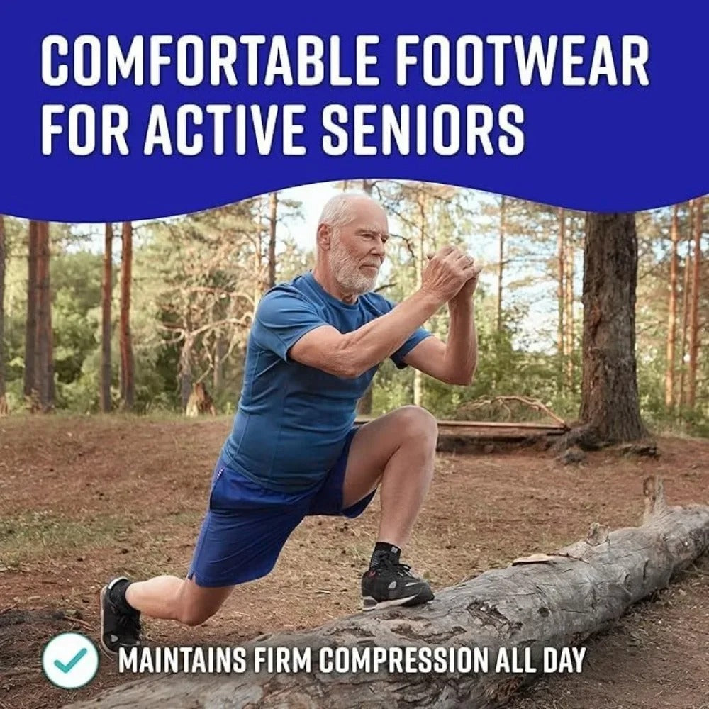 Plantar Fasciitis Compression Socks for Women & Men - Best Ankle Compression Sleeve Nano Brace for Everyday Use