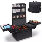 Extra Large Vanity Case Beauty Box Make up Jewelry Cosmetic Nail Storage Box UK