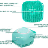 Pet Bubble Brush for Dogs & Cats | Soft Silicone Shampoo Scrubber with Loop Handle | Gentle Massage for Long & Short Haired Pets