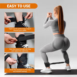 Ankle Resistance Bands Set for Working Out, Ankle Bands for Glute Kickbacks Double D-Ring Exercise Bands Glutes Workout Equipment with Adjustable Ankle Straps Home Gym for Women Men Leg Butt Training