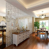 12Pcs Hanging Screen Room Divider privacy Panels Partition Wall Hollow Art Decor