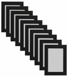 10 Pack Photo Frames 6x4 Multi Black Picture Frames Wall Mount Certificate Frame