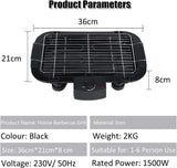 1500W Electric Smokeless Grill – Indoor BBQ with Large Capacity & Non-Stick Surface
