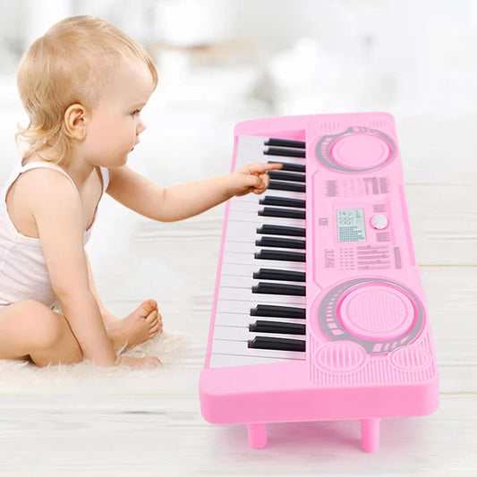 37-Key Digital Electronic Piano – Portable Kids Musical Keyboard Toy for Early Learning