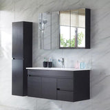 3m Black Wood Effect Vinyl Wrap Self Adhesive Countertop Cupboard Covering