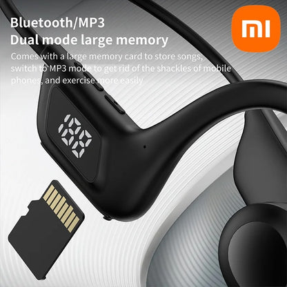 Xiaomi X7 Bone Conduction Wireless Earphones – Bluetooth Sports Headphones for Running &amp; Swimming, Hands-Free with Mic