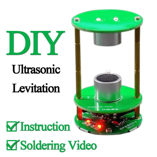 DIY Ultrasonic Levitation Kit – Acoustic Suspension Soldering Project for Floating Objects
