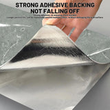 10x Marble Tile Sticker PVC Wall Panel Self-Adhesive Kitchen Home Bathroom Decor Decorative Tiles Sticker Pack Ornaments