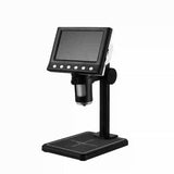 RIEVBCAU DM7 4,3" Digitalmikroskop – 1000-fache Vergrößerung, 1080P-Videomikroskop mit 8 LEDs für Münzen, Löten und mehr