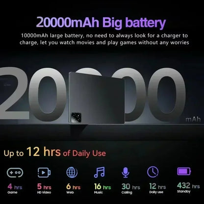 2025 New Xiaomi Pad 7 Pro – 11" Android 14 Tablet | 22GB RAM + 2TB Storage | 20000mAh Battery | 5G Dual SIM | WiFi 7 | 4K HD Display