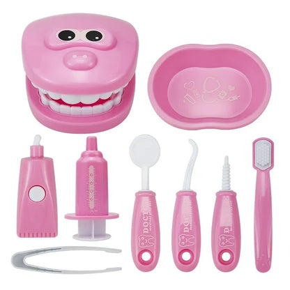 Montessori Doctor Role Play & Brushing Teeth Educational Toy – Early Learning Set for Kids