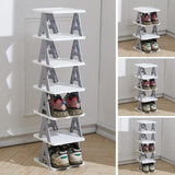 Étagère à chaussures empilable à plusieurs niveaux – Étagère de rangement légère et compacte