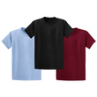 Pack of 3 Cheap Plain T-Shirts – 100% Soft Cotton | Stars & Stripes | 165 GSM Unisex Tee for Men & Women