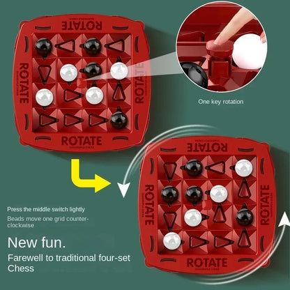4 In A Row Game Educational Orbit Logic Board Game 2 Player Fast Strategy Track For Fun Family Party Parent-child Toys Gifts