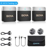 BOYA BY-M1V Wireless Lavalier Microphone – Pro Lapel Mic for iPhone, Android, DSLR, YouTube, Live Streaming & Vlogging