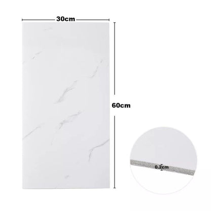 10Pcs Bathroom Wall Panels PVC Cladding Shower Wet Wall Tile Marble Effect Decor Tiles Sticker Decorative