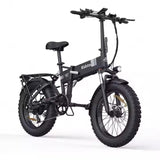20” Fat Tire Electric Bike – 250W/500W/1000W, 15Ah Battery, Full Suspension Off-Road E-Bike
