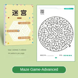 Children's Concentration Maze Training Book – Puzzle & Thinking Development Game for Kids