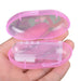 pink box and brush