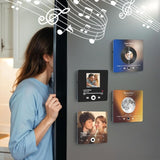 Music Fridge Sticker Album Fridge Magnet Music Movement Play Songs - Custom made