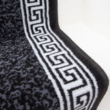 Long Narrow Stairs Carpet Hallway Runner Black Grey Flecked Hall Stair Runners