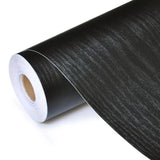 3m Black Wood Effect Vinyl Wrap Self Adhesive Countertop Cupboard Covering