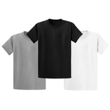 Pack of 3 Cheap Plain T-Shirts – 100% Soft Cotton | Stars & Stripes | 165 GSM Unisex Tee for Men & Women