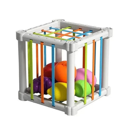 Montessori Baby Shape Sorter Cube – Colorful Blocks Sorting Game for Infant Learning & Cognitive Development