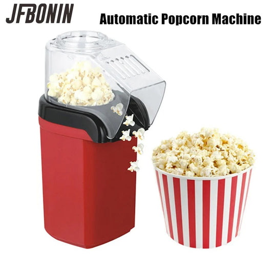 Fully Automatic Popcorn Machine – 110V/220V Electric Mini Popcorn Maker for Home Kitchen