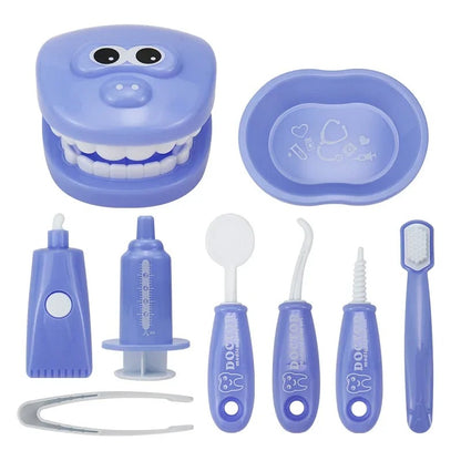 Montessori Doctor Role Play & Brushing Teeth Educational Toy – Early Learning Set for Kids