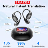 ERAZER XP7 Bluetooth Wireless Headphones - ASMR Headset with Translator &amp; Equalizer App, 14mm Speakers, Lightweight Design
