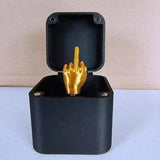 Interesting Prank Gift Middle Finger In Box Christmas Box Funny Creative Gifts Office Desk Decoration Home Decoration