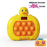 999 Level Electronic Pop Push Game Console – LED Screen Quick Push Fidget Toy for Kids & Adults | Perfect Christmas Gift