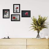 10 Pack Photo Frames 6x4 Multi Black Picture Frames Wall Mount Certificate Frame