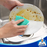 MR.SIGA Multi-Use Cellulose Scrub Sponge, Dual-Sided Dishwashing Sponge for Kitchen, 12 Pack